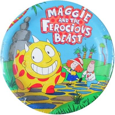 Maggie And The Ferocious Beast Small Paper Plates (8ct). Various. Free Delivery