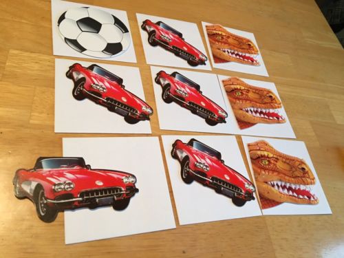 American Greetings Gift Cards Lot Of 9 w/Envelopes NEW Car Soccer Dinosaur