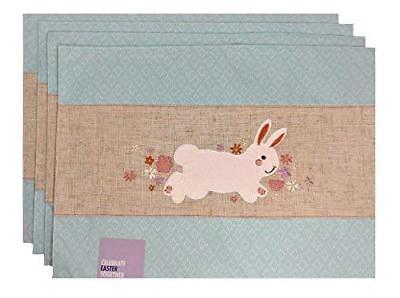 Celebrate Easter Together Bunny Band Rabbit Placemats - Set of 4