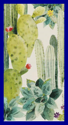Hand Towels Bathroom Paper Pierre Frey Cactus Design Multicolor Home