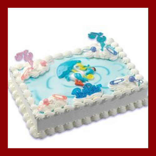 Baby Shower Boy Stork Cake Topper FREE SHIPPING Grocery