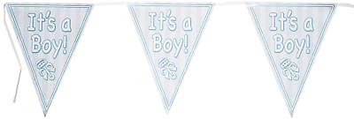 It's A Boy Pennant Banner Party Accessory (1 count) (1/Pkg)