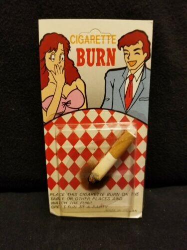 Vintage Fake Cigarette Burn Great fun at a party Sealed in original package