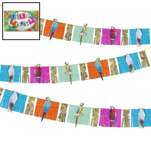 Fiesta Tropical Bird Garland 10 Ft. Multicolor FREE SHIPPING