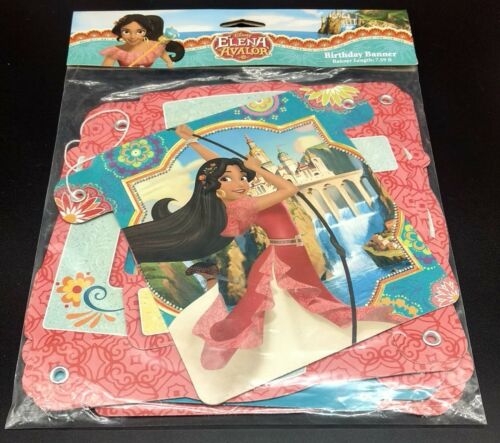 Disney Elena of Avalor Birthday Banner decoration 7 ft long  NEW