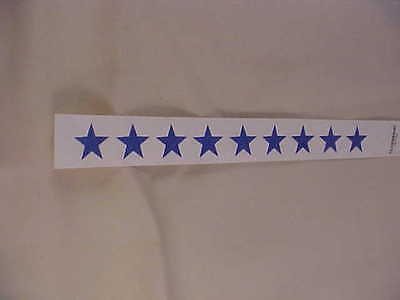 Event Wristbands Blue Star Pattern Tyvek With Peel Off To Secure Qty 100
