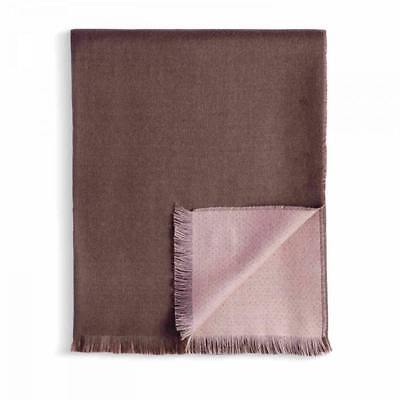 NEW L'OBJET DOUBLE-FACE THROW - MAUVE + TAUPE