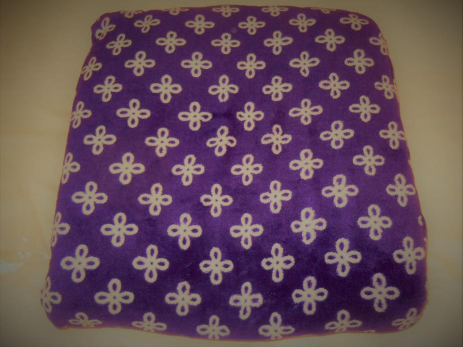 Vera Bradley XL THROW BLANKET in PURPLE-WHITE MINI CONCERTO 94
