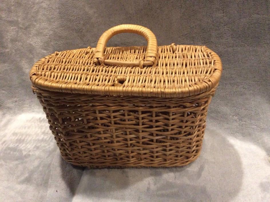 Vintage Large Woven  Basket.