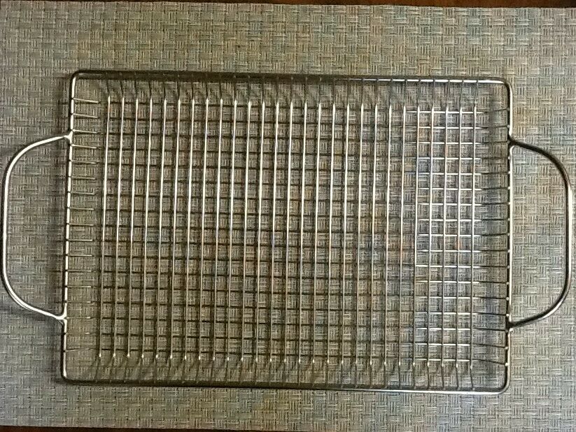 14x10x1 Rectangular Stainless Steel Wire Mesh Basket/Tray