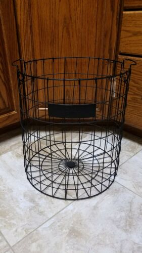 NWT Magnolia Home By Joanna Gaines LARGE Wire Rustic Basket