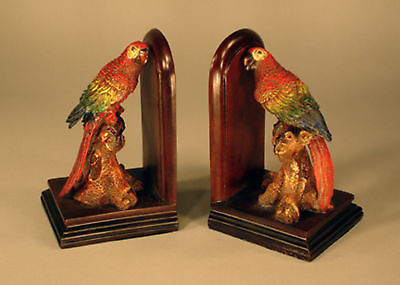 Judith Edwards Designs Parrot Book Ends
