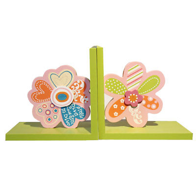Adeco Trading Decorative Child's Wood Book Ends Set of 2