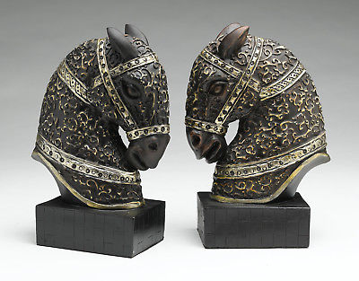 AA Importing Horse Head Book End Set of 2