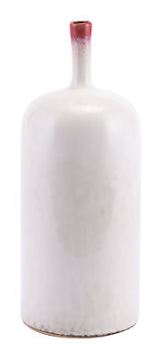 GwG Outlet Decor Porcelain Bottle Decor With White Finish A11243
