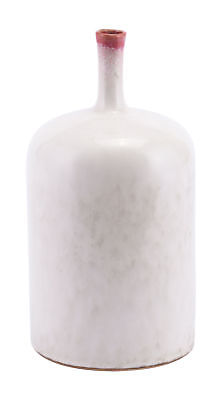 GwG Outlet Decor Porcelain Bottle Decor With White Finish A11242