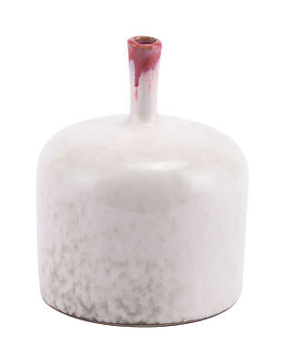 GwG Outlet Decor Porcelain Bottle Decor With White Finish A11241