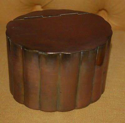 Brass Box with a hinged Lid - India - marked 08