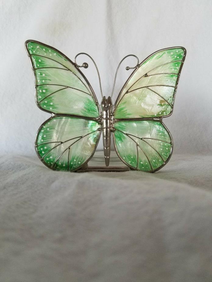 Capri Shell Butterfly Candle Holder