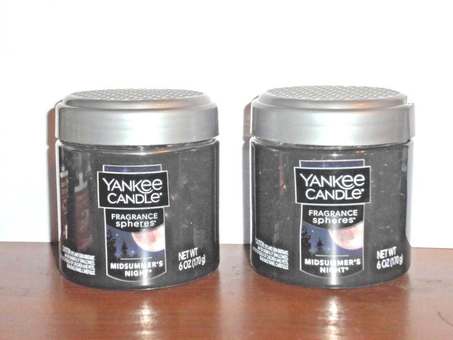 Yankee Candle 2x MIDSUMMERS' NIGHT Fragrance Spheres ~ FREE SHIPPING