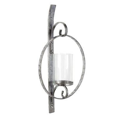 Kate and Laurel Doria Wall Sconce Candle Holder