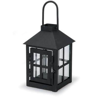 Black Metal Lantern 1/Pkg 3