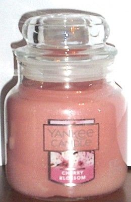 Yankee Candle CHERRY BLOSSOM Small 3.7 oz Jar Candle ~ FREE SHIPPING