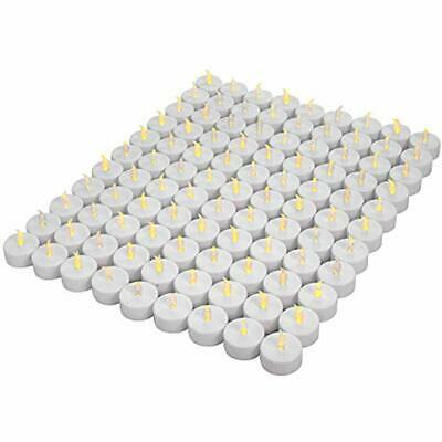 Tea Lights,LED Tealight Candles 100-pack,Battery Candles,Flickering For Wedding,