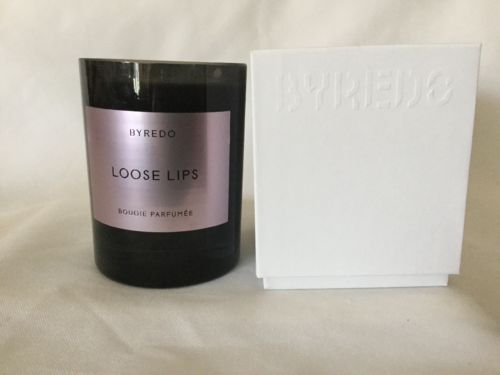 Byredo LOOSE LIPS Fragranced Candle 8.4 Oz Sealed New Box Lipstick Rose Violet