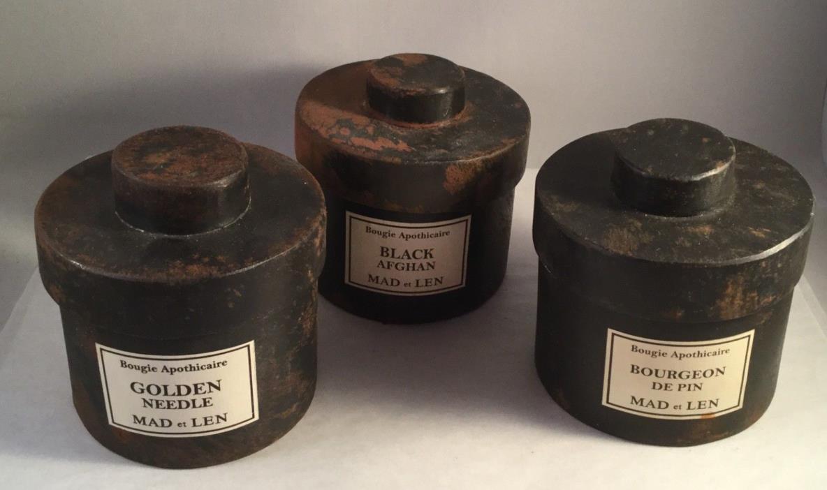 Mad Et Len Set Of 3 Bougie Apothicaire 300g Candles