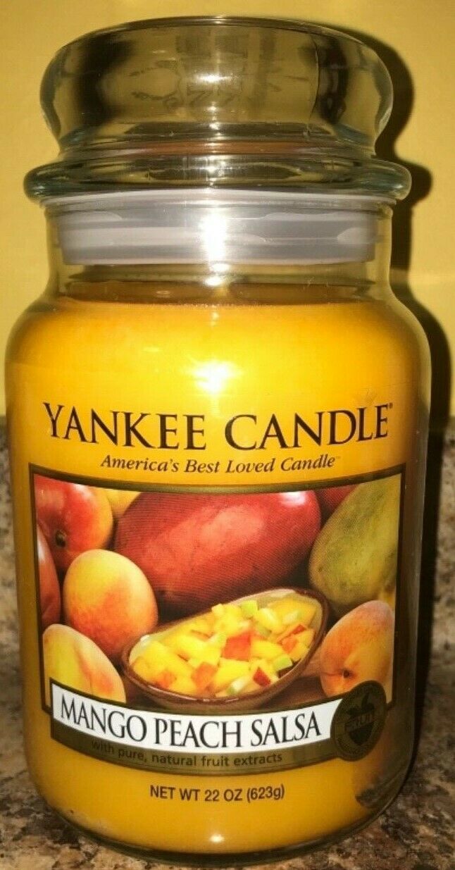 Mango Peach Salsa Yankee Candle, 22 oz., New