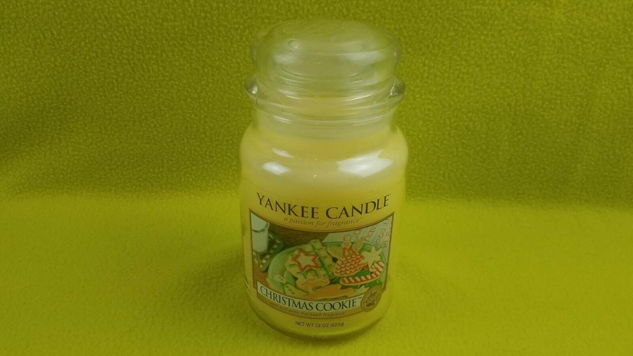 Yankee Candle Company Christmas Cookie Large Jar Candle, New, Free Shipping