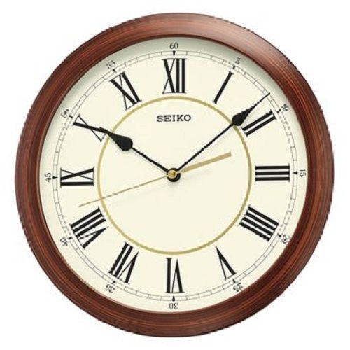 *BRAND NEW* Seiko Round White Dial Clock Watch QXA597ALH