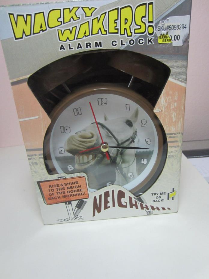 Mark Feldstein Wacky Wakers Horse Alarm Clock # 1374 u