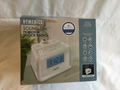 Homedics SS-4520 Sound Spa Dual Alarm Clock Radio w/Projection & Nature Sounds