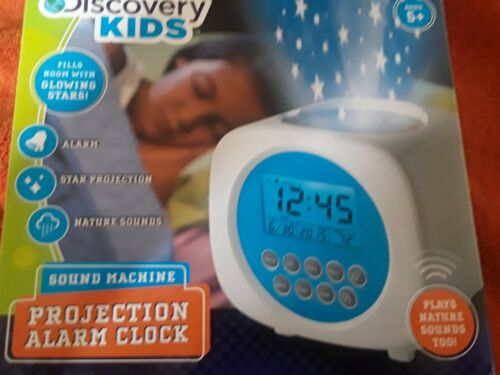 Discovery Kids Sound Machine Projection Alarm Clock