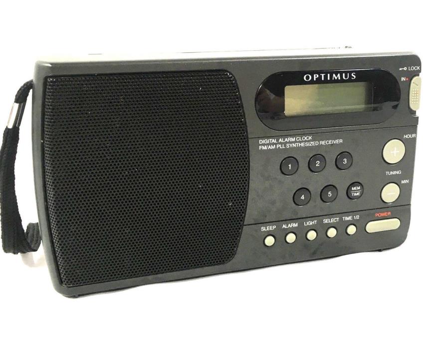 Vintage Radio Shack Optimus 12-798 Digital Alarm Clock Radio Receiver