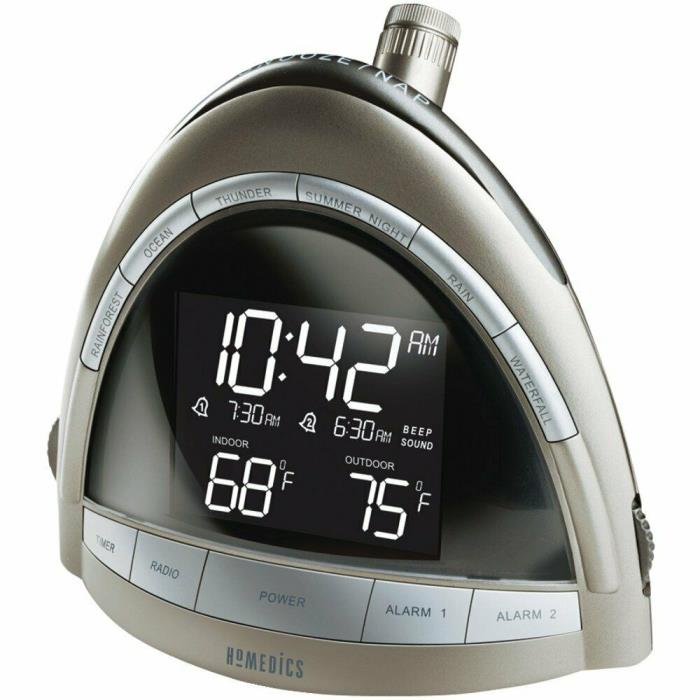Homedics SS-5010 Soundspa Premier Am/Fm Clock Radio