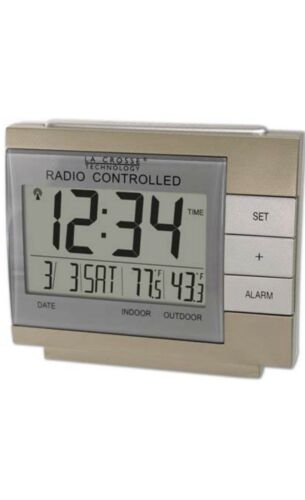 La Crosse Wireless Temperature Alarm Clock NIB Model WS – 8054U ShipSame DayFree
