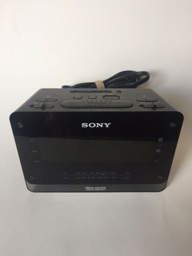 Sony ICF-C414 Dream Machine Large Display Dual Alarm Clock Radio AutoTime Set