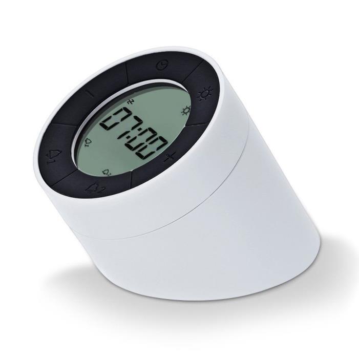 Digital Alarm Clock 2 Alarms Snooze Stylish Night Light for Bedrooms Heavy Sleep