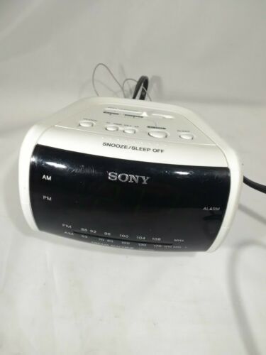 Sony Alarm Clock Radio Dream Machine White ICF C112