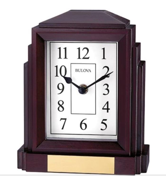 Empire Table Clock Bluetooth Speaker Modern Tabletop Mantle Desk Top Shelf Decor