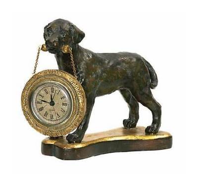 Black Labrador Clock Holder [ID 92627]
