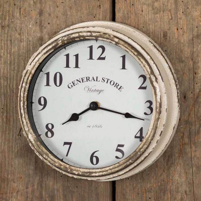 Rustic General Store Wall Clock Farmhouse Primitive