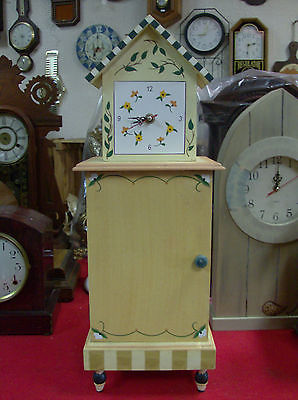 Wooden Bird House  Desk/Shelve/Mantel Clock  ( Quartz)  (New No Box)