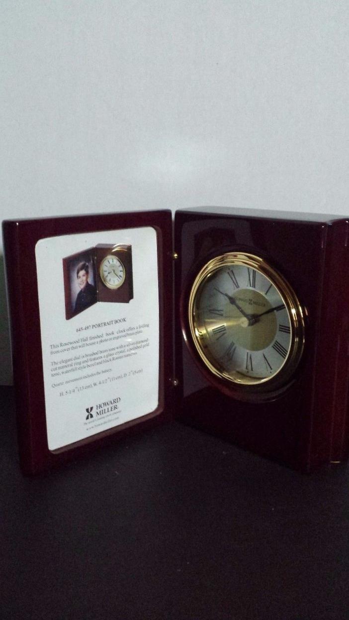 Howard Miller 645-497 Portrait Book Table Clock