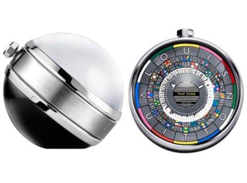 BNIB Louis Vuitton Table World Clock Globe Escale Timezone w Original Box Q5Q000
