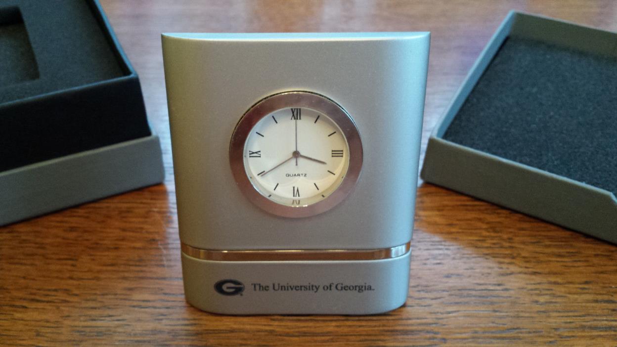 UNIVERSITY OF GEORGIA DESK CLOCK