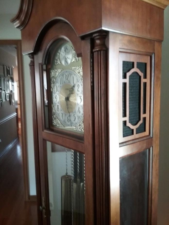 Solid Cherry Howard Miller Grandfather Clock Model 610-232